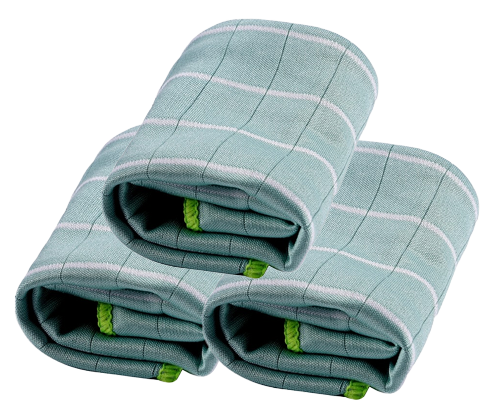 Panni in Microfibra al Bamboo 3 Pezzi – Ultra Assorbenti per Casa e Auto